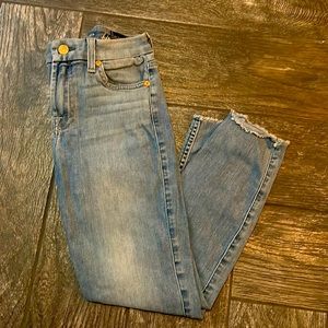 Seven For All Mankind medium wash jeans, size 24